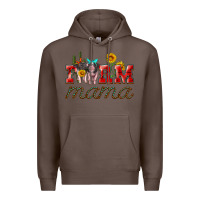 Coffee farm mama with pigs Premium Hoodie - Artiststas