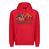 Red farm mama with pigs Premium Hoodie - Artiststas