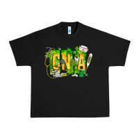 Black St. Patricks Day Cna Urban Heavy Tee - CowhideDigitalArt