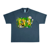 Midnight Navy St. Patricks Day Cna Urban Heavy Tee - CowhideDigitalArt