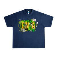 Navy St. Patricks Day Cna Urban Heavy Tee - CowhideDigitalArt