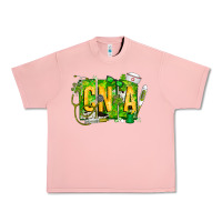 Salmon St. Patricks Day Cna Urban Heavy Tee - CowhideDigitalArt