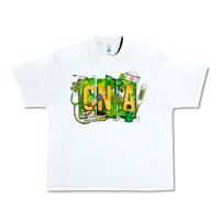 White St. Patricks Day Cna Urban Heavy Tee - CowhideDigitalArt