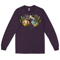 Plum camp life Long Sleeve Tee - SublimationCraftShop