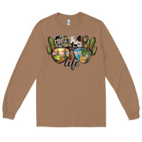 Toasted Coconut camp life Long Sleeve Tee - SublimationCraftShop
