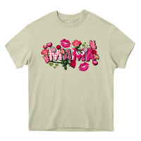 Mossy Valentine's Day mama Heavy Core Tee - FaDigitalArtStudio