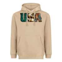 Mushroom usa basic bold font western Heavyweight Hoodie - Jasminsmagicworld