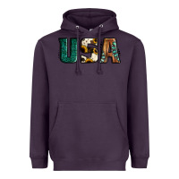 Plum usa basic bold font western Heavyweight Hoodie - Jasminsmagicworld