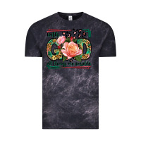 Cloud Black With god all things are possible leopard frame Vintage Tee - LillyAllenDesigns