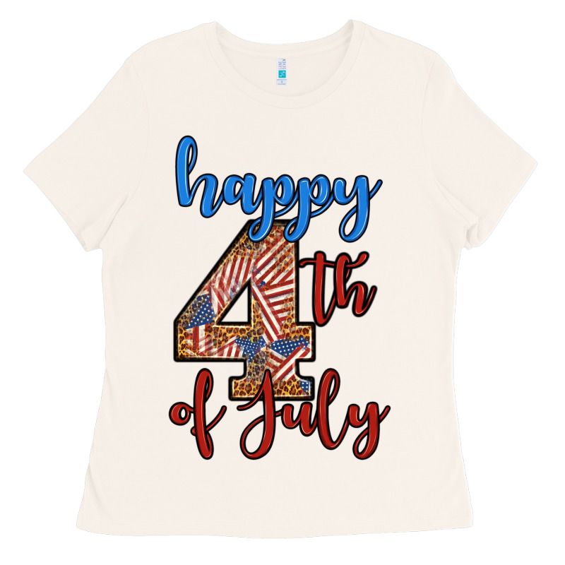 Happy 4th Of July Ladies Tee by BundleAndBundleShop | Teevron