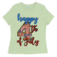 Matcha happy 4th of july Ladies Tee - BundleAndBundleShop