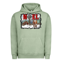 Pigment Oil Green noel with windmill and farm Urban Hoodie - RanaPortraitStore