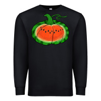 Black watermelon pumpkin Premium Sweatshirt - Jasminsmagicworld