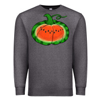 Charcoal Heather watermelon pumpkin Premium Sweatshirt - Jasminsmagicworld