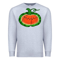 Heather Grey watermelon pumpkin Premium Sweatshirt - Jasminsmagicworld