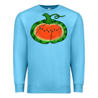 Ocean Blue watermelon pumpkin Premium Sweatshirt - Jasminsmagicworld