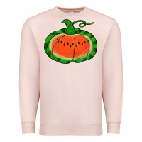 Pale Pink watermelon pumpkin Premium Sweatshirt - Jasminsmagicworld