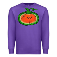 Purple watermelon pumpkin Premium Sweatshirt - Jasminsmagicworld