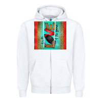 White for the love of the game ice hockey Zipper Hoodie - Jasminsmagicworld