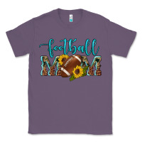 Lavender western leopard camouflage sunflowers  glitter mom football Classic Tee - Artiststas
