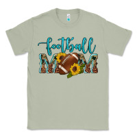 Matcha western leopard camouflage sunflowers  glitter mom football Classic Tee - Artiststas