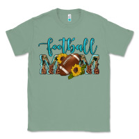 Sage western leopard camouflage sunflowers  glitter mom football Classic Tee - Artiststas
