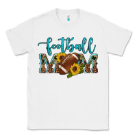 White western leopard camouflage sunflowers  glitter mom football Classic Tee - Artiststas