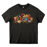 Asphalt Cinco de mayo Teacher Heavy Core Tee - FaDigitalArtStudio