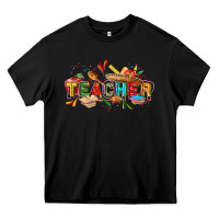 Black Cinco de mayo Teacher Heavy Core Tee - FaDigitalArtStudio