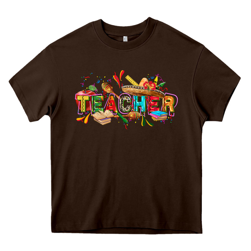 Cinco De Mayo Teacher Heavy Core Tee by FaDigitalArtStudio | Teevron