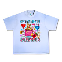 Grape Ice My Patients is Valentines Urban Heavy Tee - CowhideDigitalArt