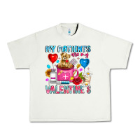 Pistachio My Patients is Valentines Urban Heavy Tee - CowhideDigitalArt