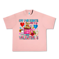 Salmon My Patients is Valentines Urban Heavy Tee - CowhideDigitalArt