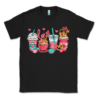 Black valentines day coffee cups (1) Classic Tee - OliviaCreatesArt