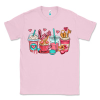 Bubblegum Pink valentines day coffee cups (1) Classic Tee - OliviaCreatesArt