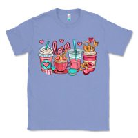 Colony Blue valentines day coffee cups (1) Classic Tee - OliviaCreatesArt