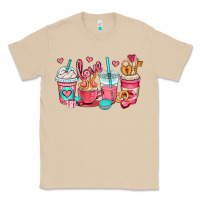 Mushroom valentines day coffee cups (1) Classic Tee - OliviaCreatesArt