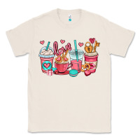 Natural valentines day coffee cups (1) Classic Tee - OliviaCreatesArt