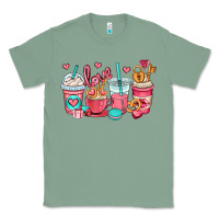 Sage valentines day coffee cups (1) Classic Tee - OliviaCreatesArt