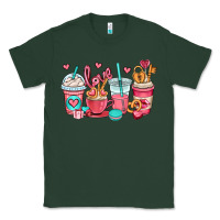 Sports Green valentines day coffee cups (1) Classic Tee - OliviaCreatesArt