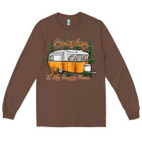 Chestnut camping is my happy place Long Sleeve Tee - SublimationCraftShop