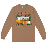 Toasted Coconut camping is my happy place Long Sleeve Tee - SublimationCraftShop