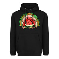 Black watermelon summer rainbow Heavyweight Hoodie - Jasminsmagicworld