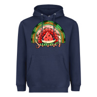 Navy watermelon summer rainbow Heavyweight Hoodie - Jasminsmagicworld