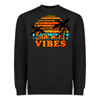 Black Summer Vibes Heavyweight Sweatshirt - Jasminsmagicworld