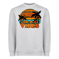 Heather Grey Summer Vibes Heavyweight Sweatshirt - Jasminsmagicworld