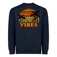 Navy Summer Vibes Heavyweight Sweatshirt - Jasminsmagicworld