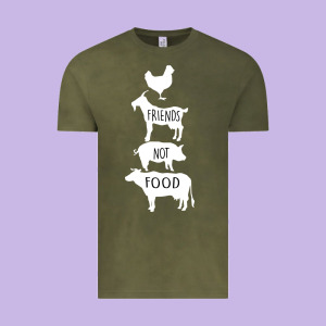 Friend Not Food Vintage Tee Designed By Bettercallsaul