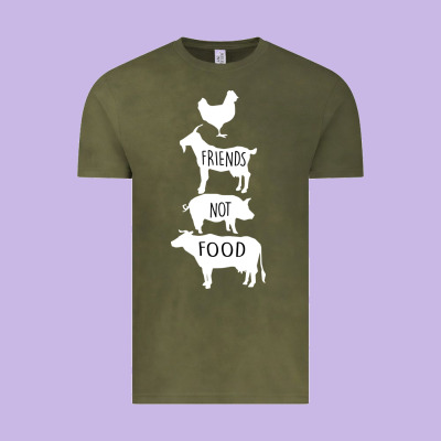 Friend Not Food Vintage Tee Designed By Bettercallsaul