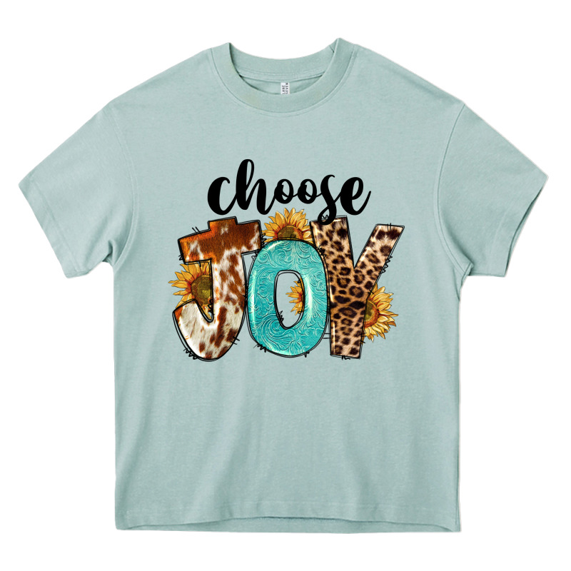 Western Choose Joy Heavy Core Tee by FaDigitalArtStudio | Teevron